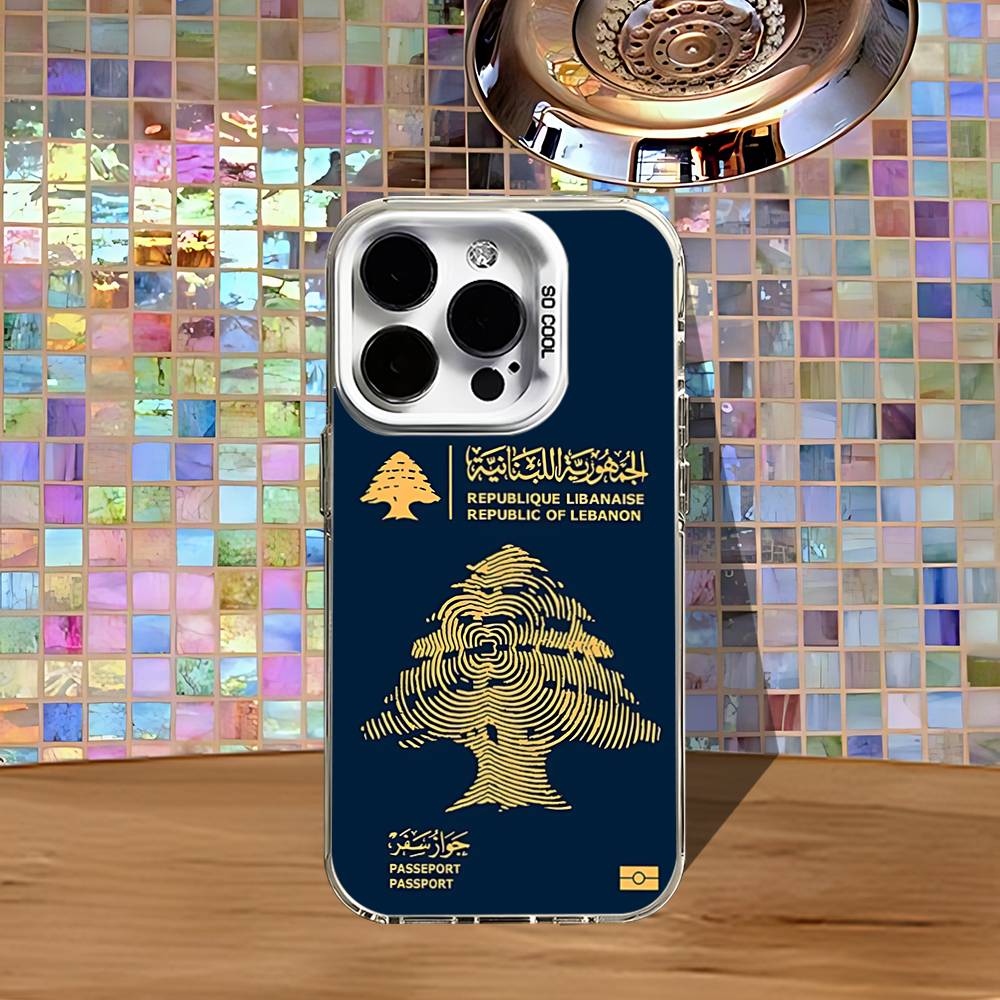 レバノンパスポート柄 iPhone 16,15,14,13, - Phone Cases Lebanon のレビューと価格