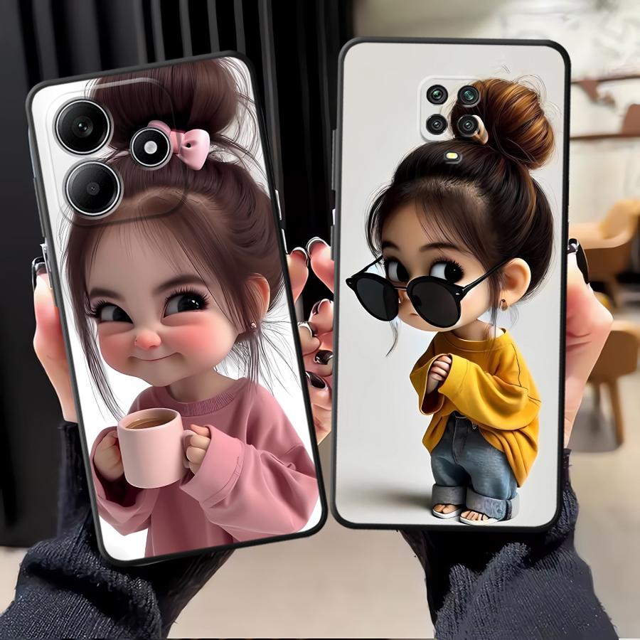 漫画の女の子柄のXiaomi Redmi Note 14 1 - Phone Cases For Girls のレビューと価格