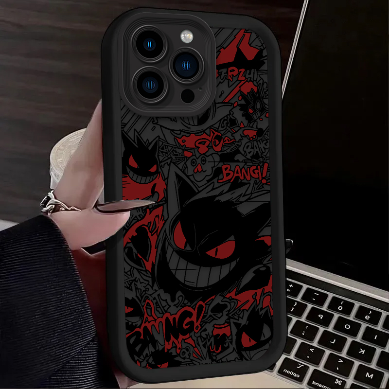 ポケモン ゲンガー グラフィティ スマホケース iPhone - Phone Cases Like Loopy のレビューと価格