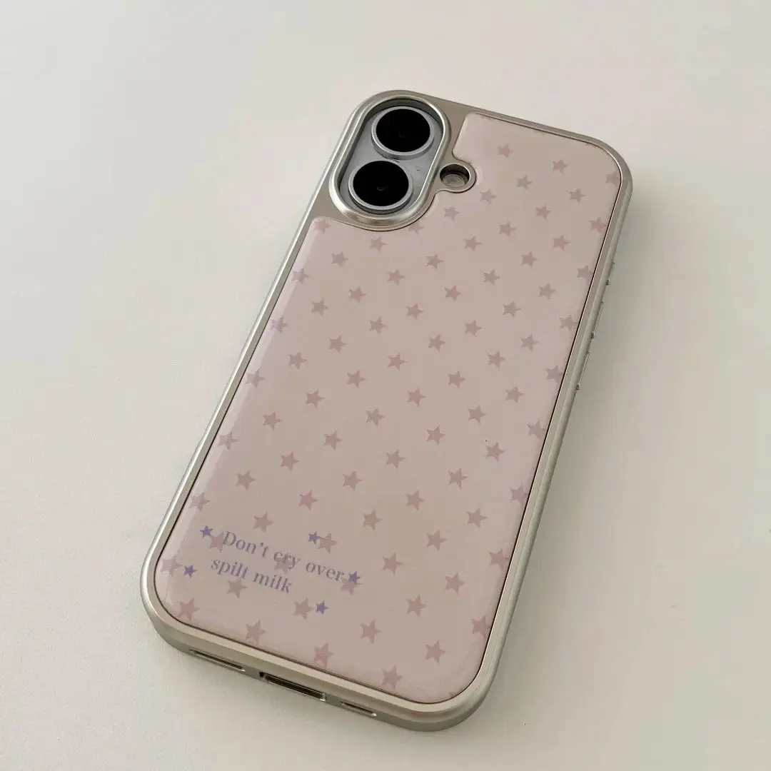 韓国風ガールズハートピンクスター　名入れ可能　ドロップグルー - Phone Cases For Girls のレビューと価格