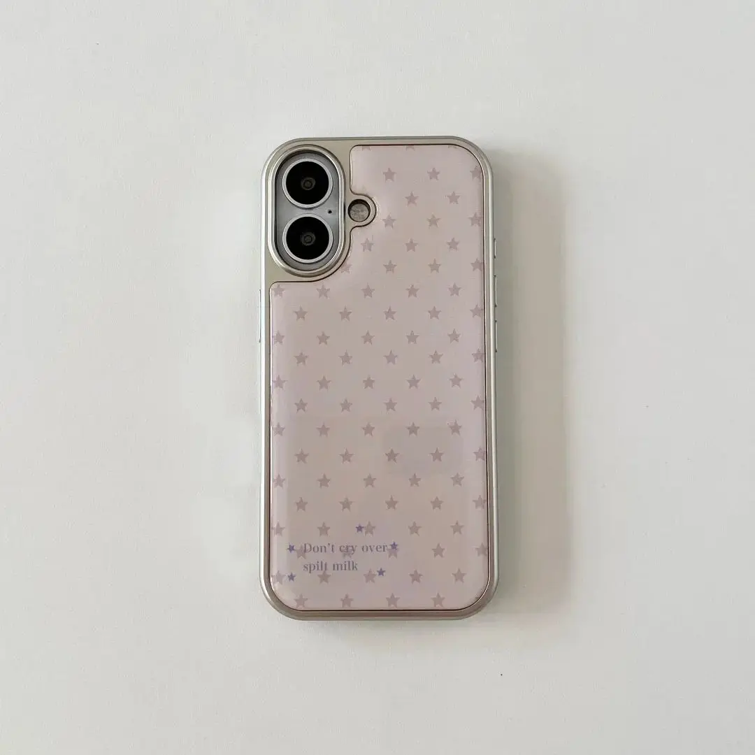 韓国風ガールズハートピンクスター　名入れ可能　ドロップグルー - Phone Cases For Girls のレビューと価格