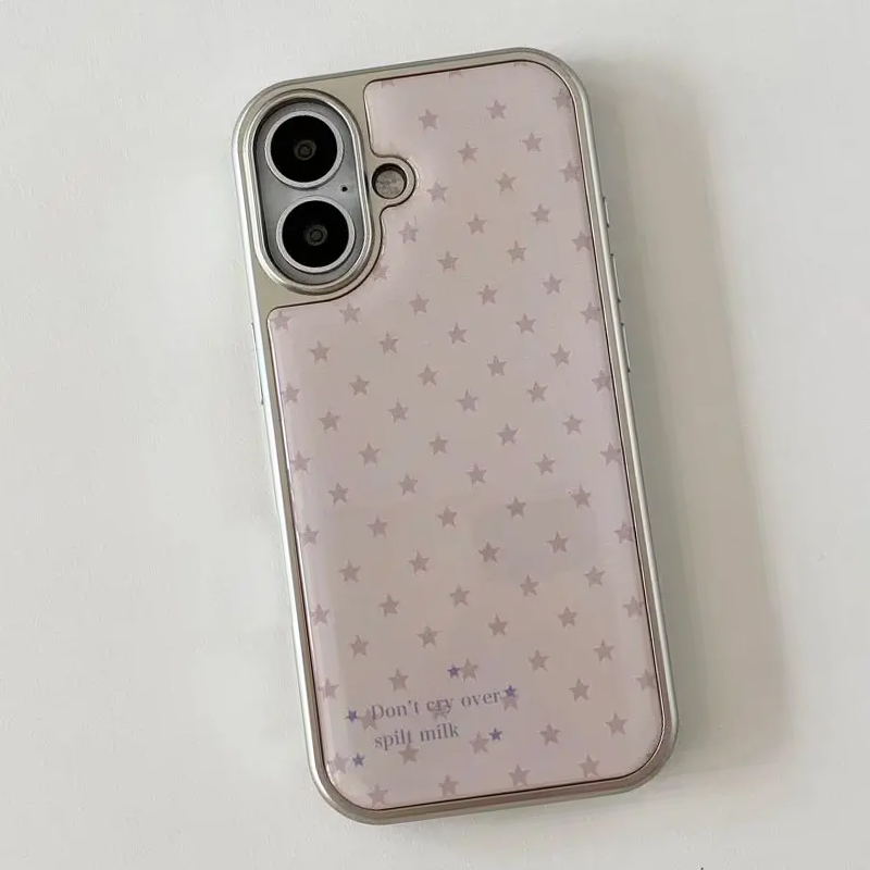 韓国風ガールズハートピンクスター　名入れ可能　ドロップグルー - Phone Cases For Girls のレビューと価格