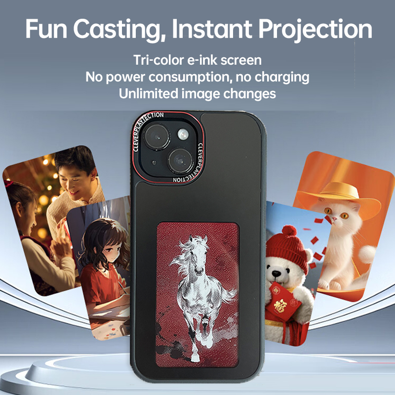 スマート3色E-Inkディスプレイ搭載スマホケース DIYカ - Phone Cases Diy のレビューと価格