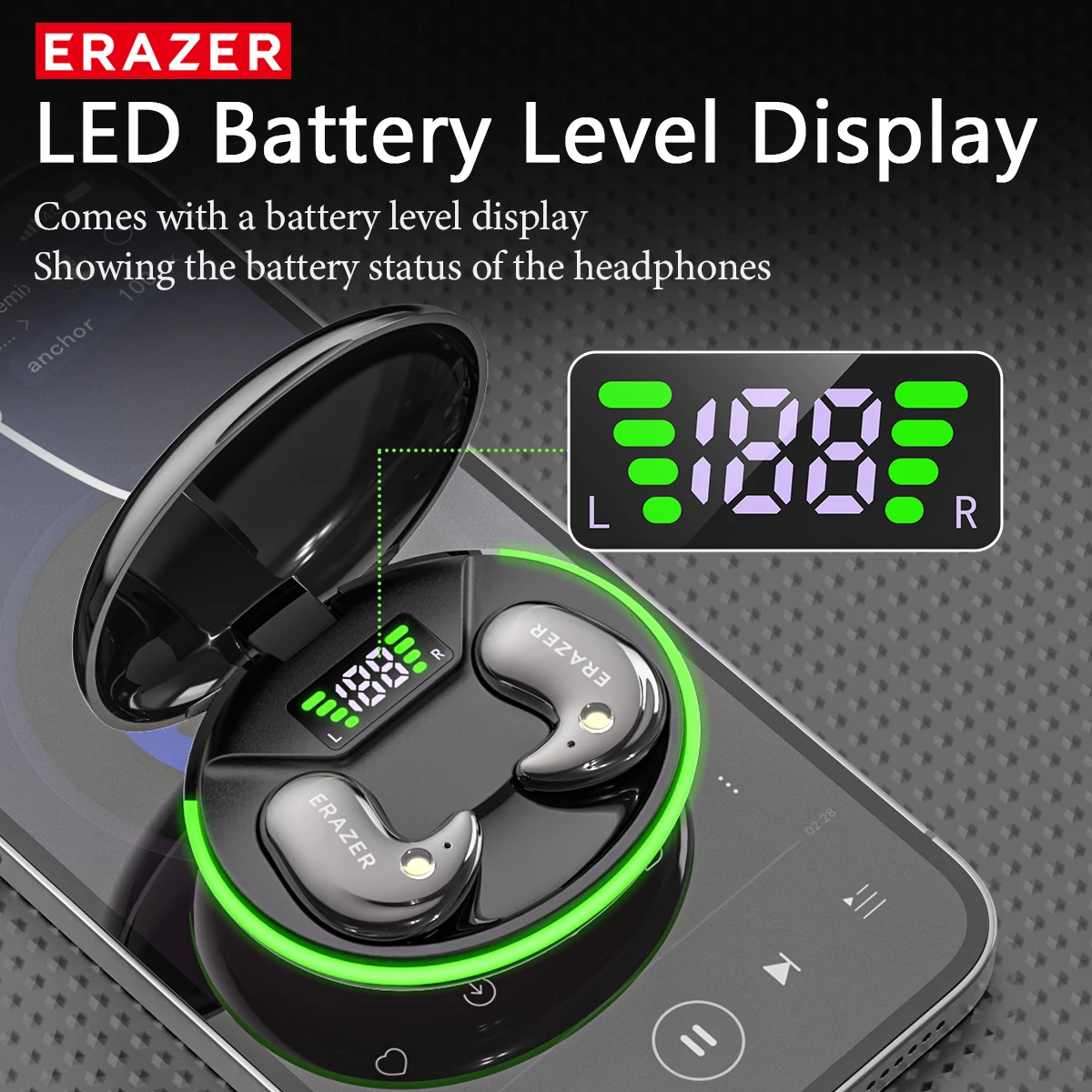 EARZER XF58 インイヤー型Bluetoothヘッド - Phone Cases Case のレビューと価格