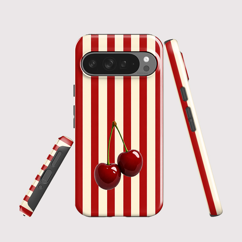 Fcicicase チェリーストライプパターン電話ケース G - Phone Cases Pixel 10 のレビューと価格