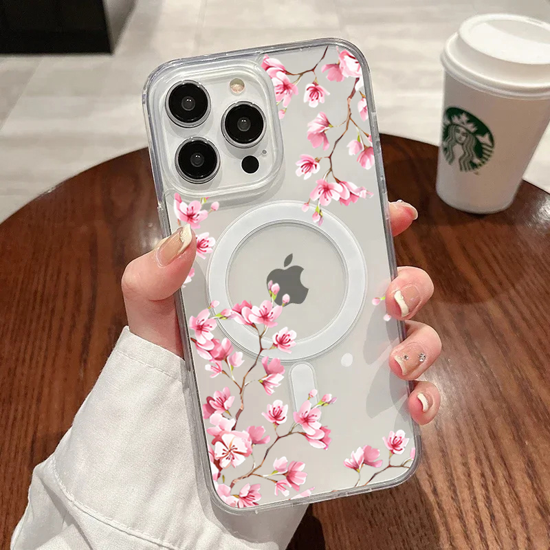 高級ピンク INS 花柄ケース iPhone 14 Pro  - Phone Cases Expensive のレビューと価格