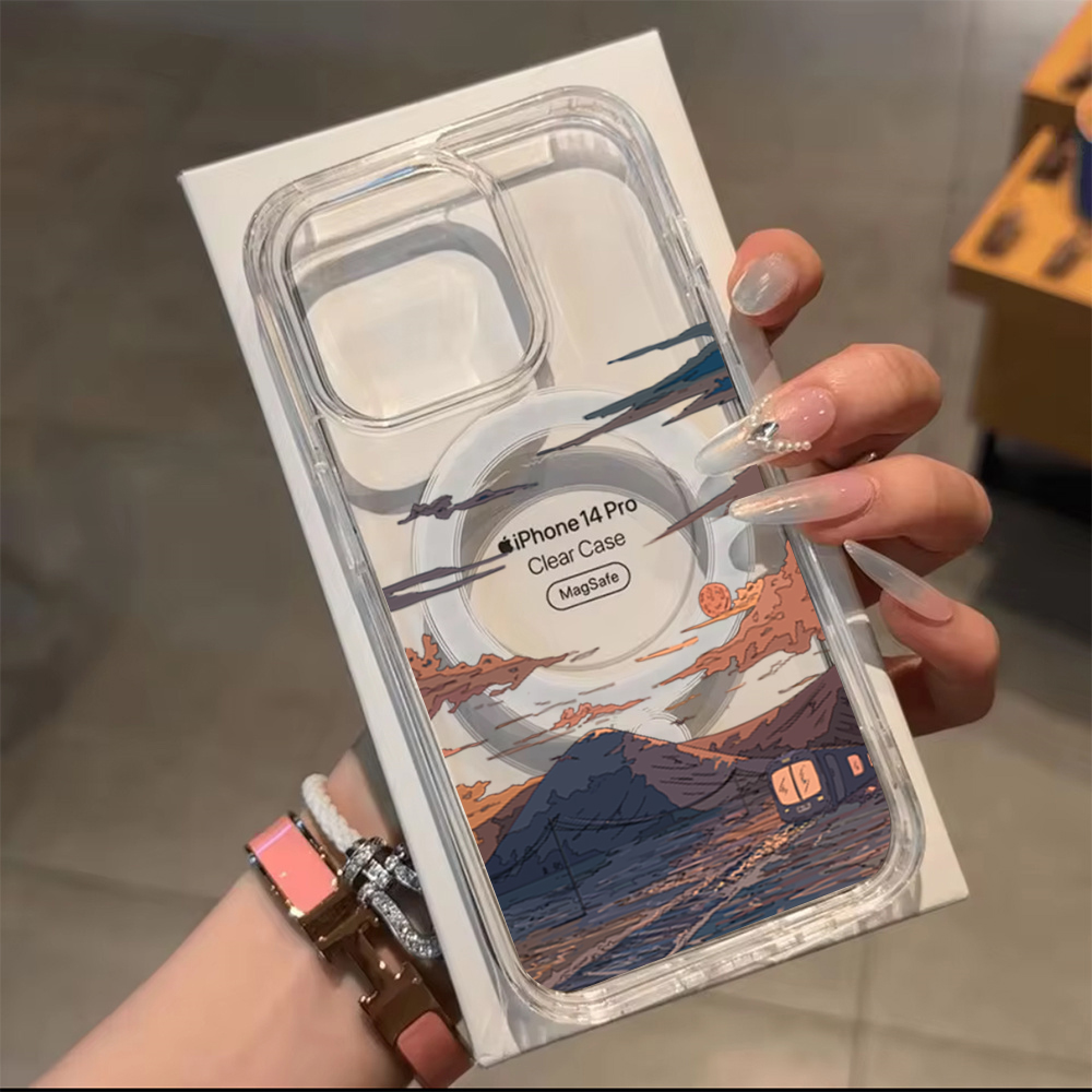 夕焼け柄ファッションスマホケース iPhone 17 Pro - Phone Cases Like Loopy のレビューと価格