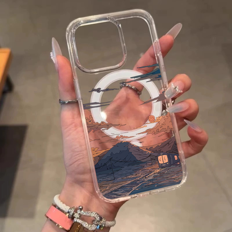 夕焼け柄ファッションスマホケース iPhone 17 Pro - Phone Cases Like Loopy のレビューと価格