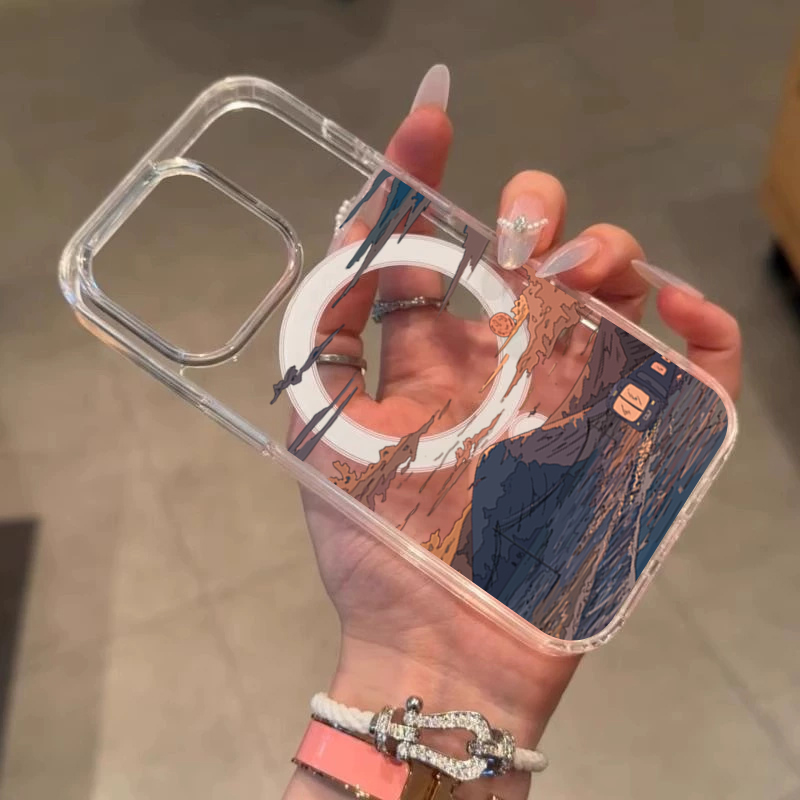 夕焼け柄ファッションスマホケース iPhone 17 Pro - Phone Cases Like Loopy のレビューと価格