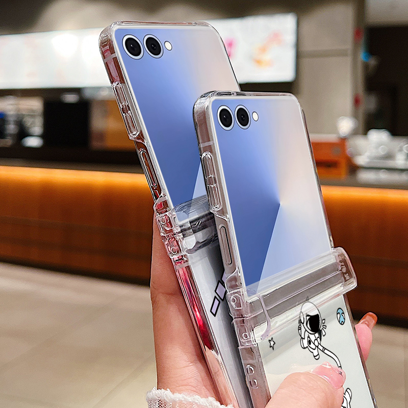 宇宙飛行士柄折りたたみ式スマホケース Samsung Gal - Phone Cases Z Flip 7 のレビューと価格
