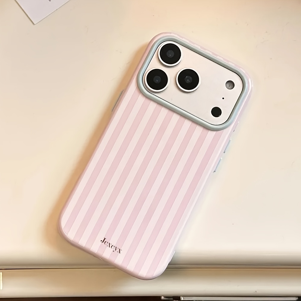 高級韓国ファッションストライプキャンディーカラーソフトTPU - Apple Iphone 15 Pro Max のレビューと価格