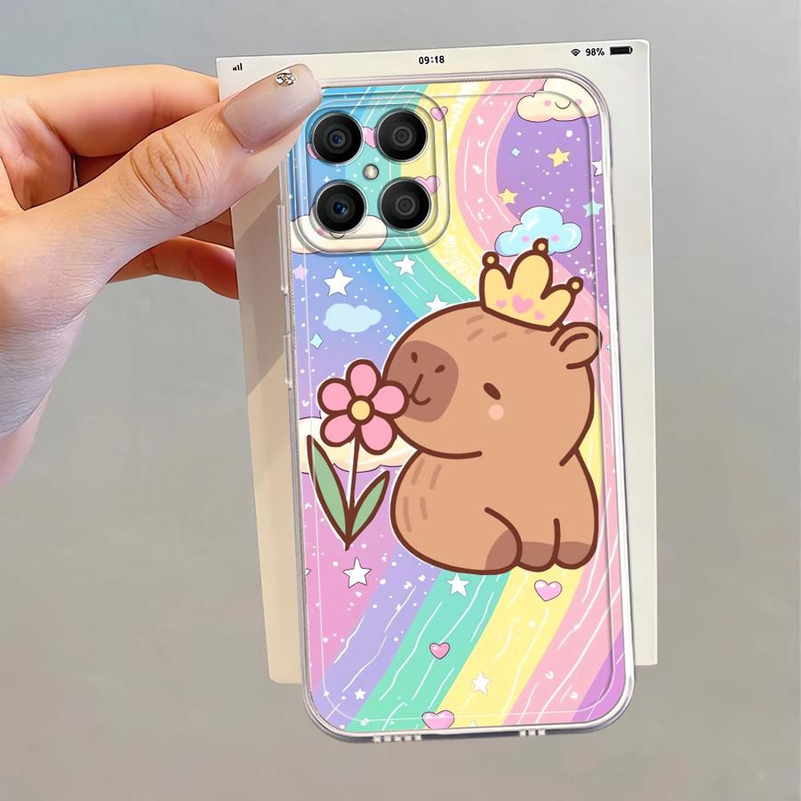 カラフルなカピバラソフト電話カバーケース Honor X8b - Phone Cases Honor のレビューと価格