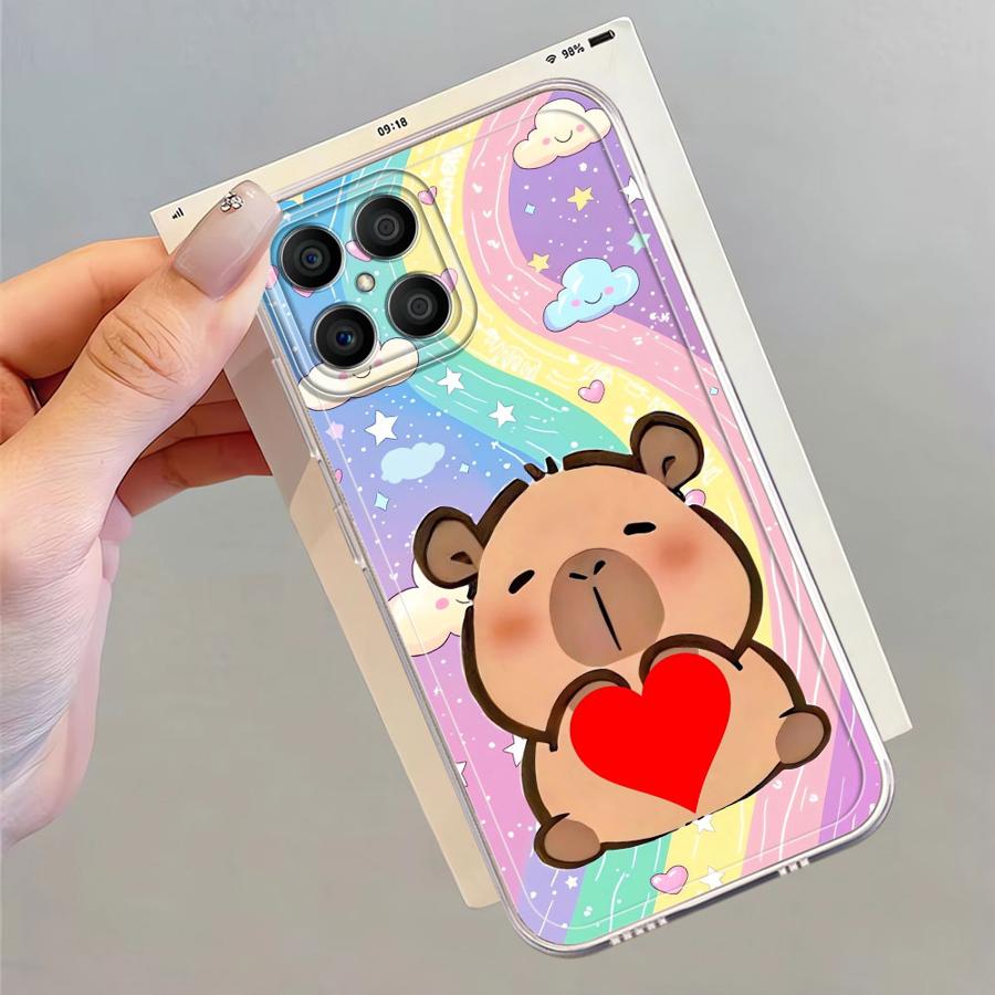 カラフルなカピバラソフト電話カバーケース Honor X8b - Phone Cases Honor のレビューと価格