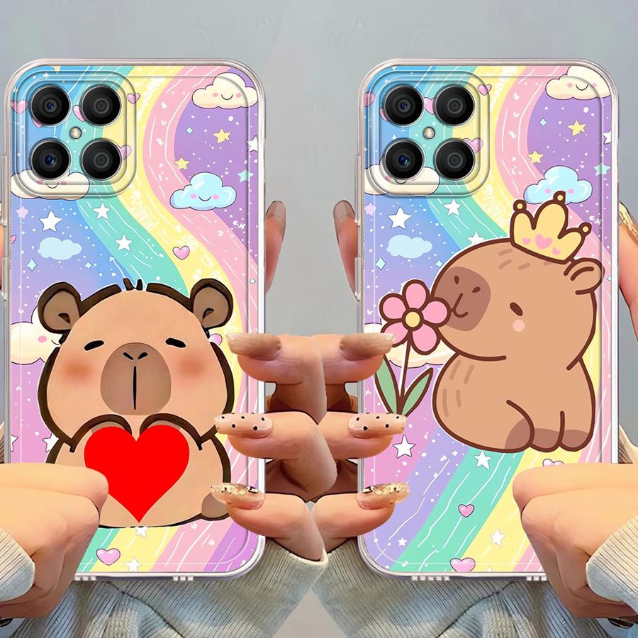 カラフルなカピバラソフト電話カバーケース Honor X8b - Phone Cases Honor のレビューと価格