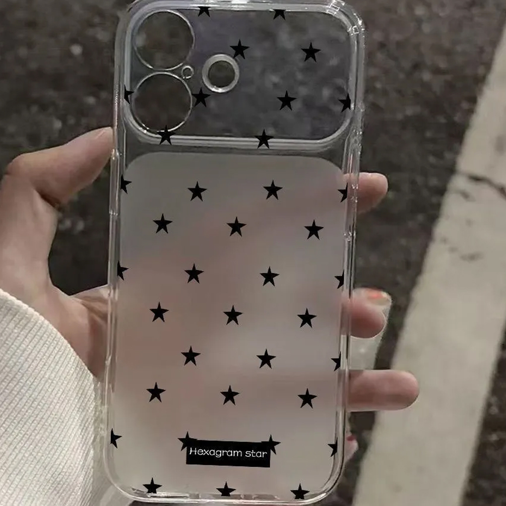フルスクリーンブラックスターズニッチヤングガールシンプルTP - Phone Cases For Girls のレビューと価格