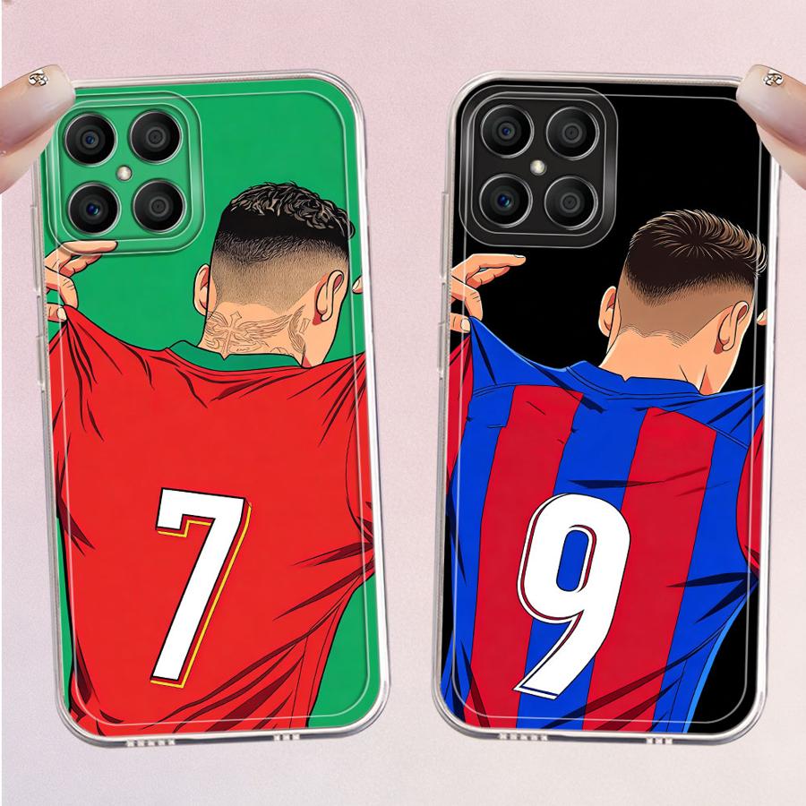 漫画サッカー数字ケース名誉 X9b X8a X9a 90 L - Phone Cases Honor のレビューと価格