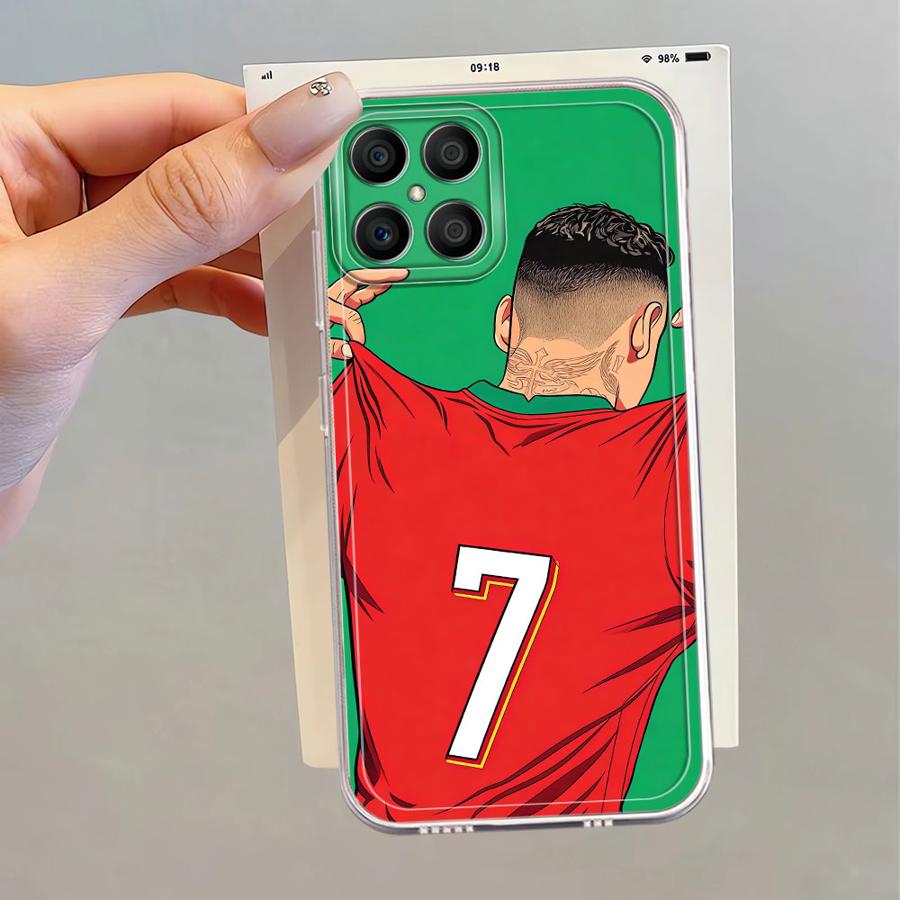 漫画サッカー数字ケース名誉 X9b X8a X9a 90 L - Phone Cases Honor のレビューと価格