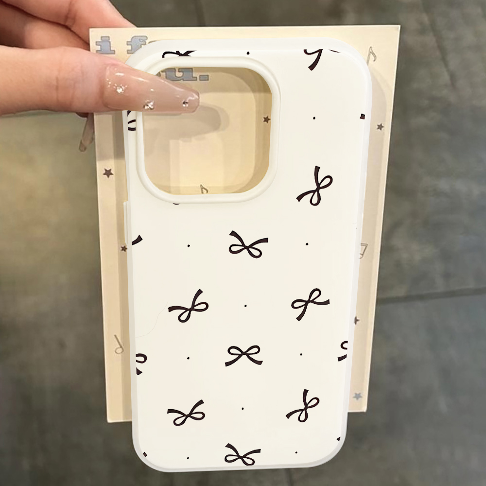 可愛いリボン柄のINS風スマホケース iPhone 17 1 - Phone Cases Cute のレビューと価格