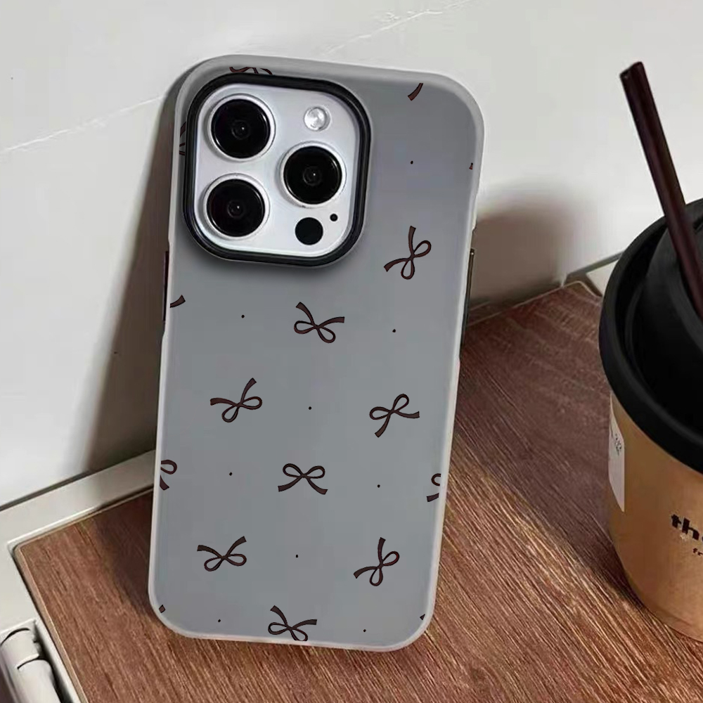 可愛いリボン柄のINS風スマホケース iPhone 17 1 - Phone Cases Cute のレビューと価格