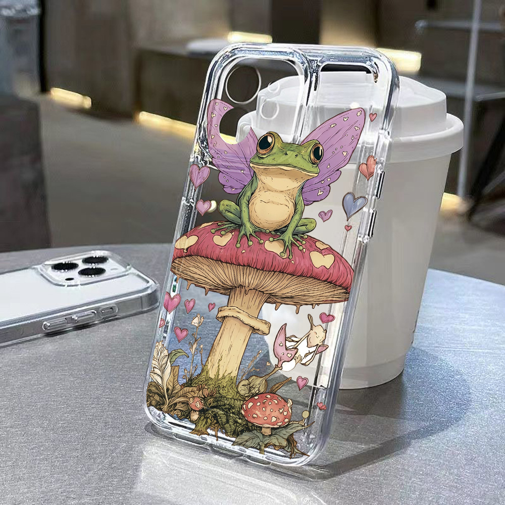 面白いカエル柄のソフトフォンケース iPhone 17 Pr - Phone Cases Funny のレビューと価格