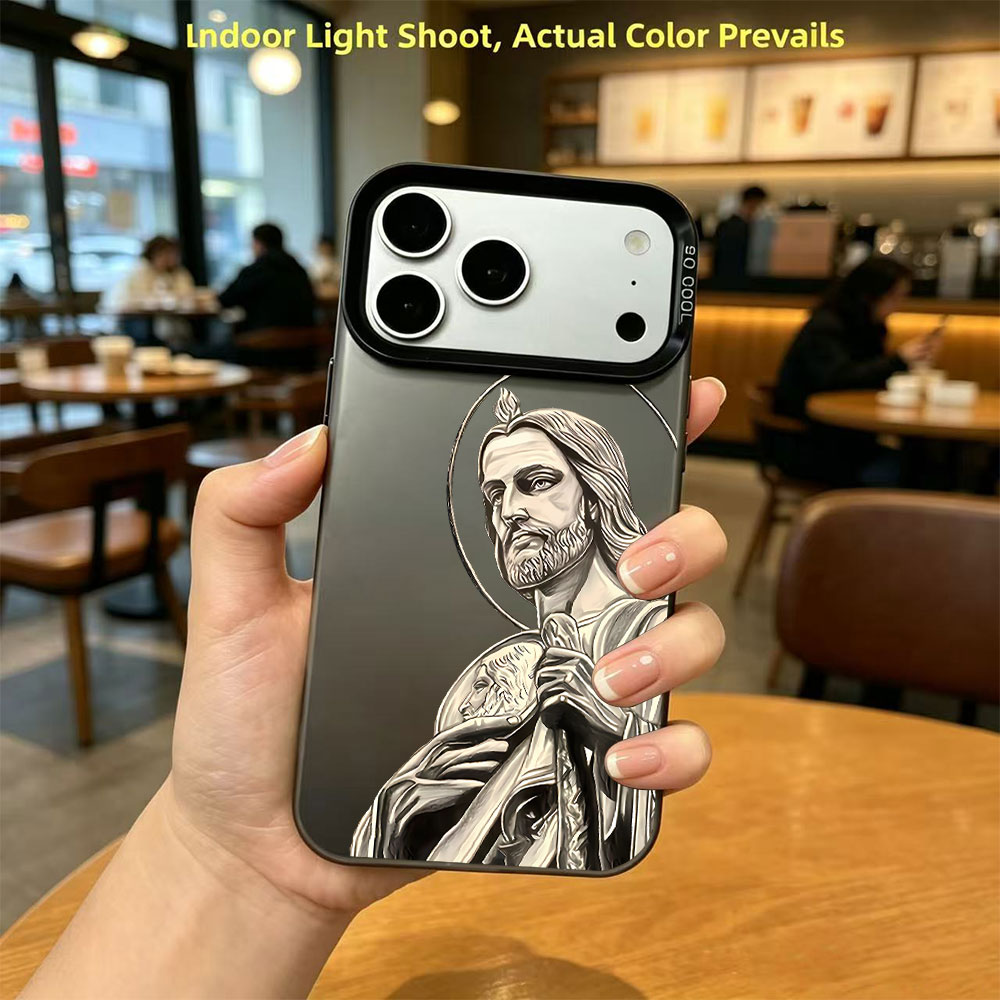 サン・ジュダス・タデオ柄デザインのiPhoneケース（iPh - Phone Cases Like Loopy のレビューと価格