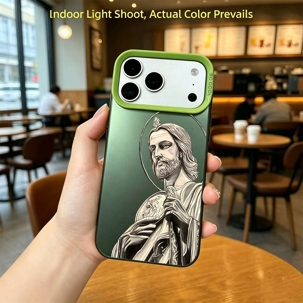 サン・ジュダス・タデオ柄デザインのiPhoneケース（iPh - Phone Cases Like Loopy のレビューと価格