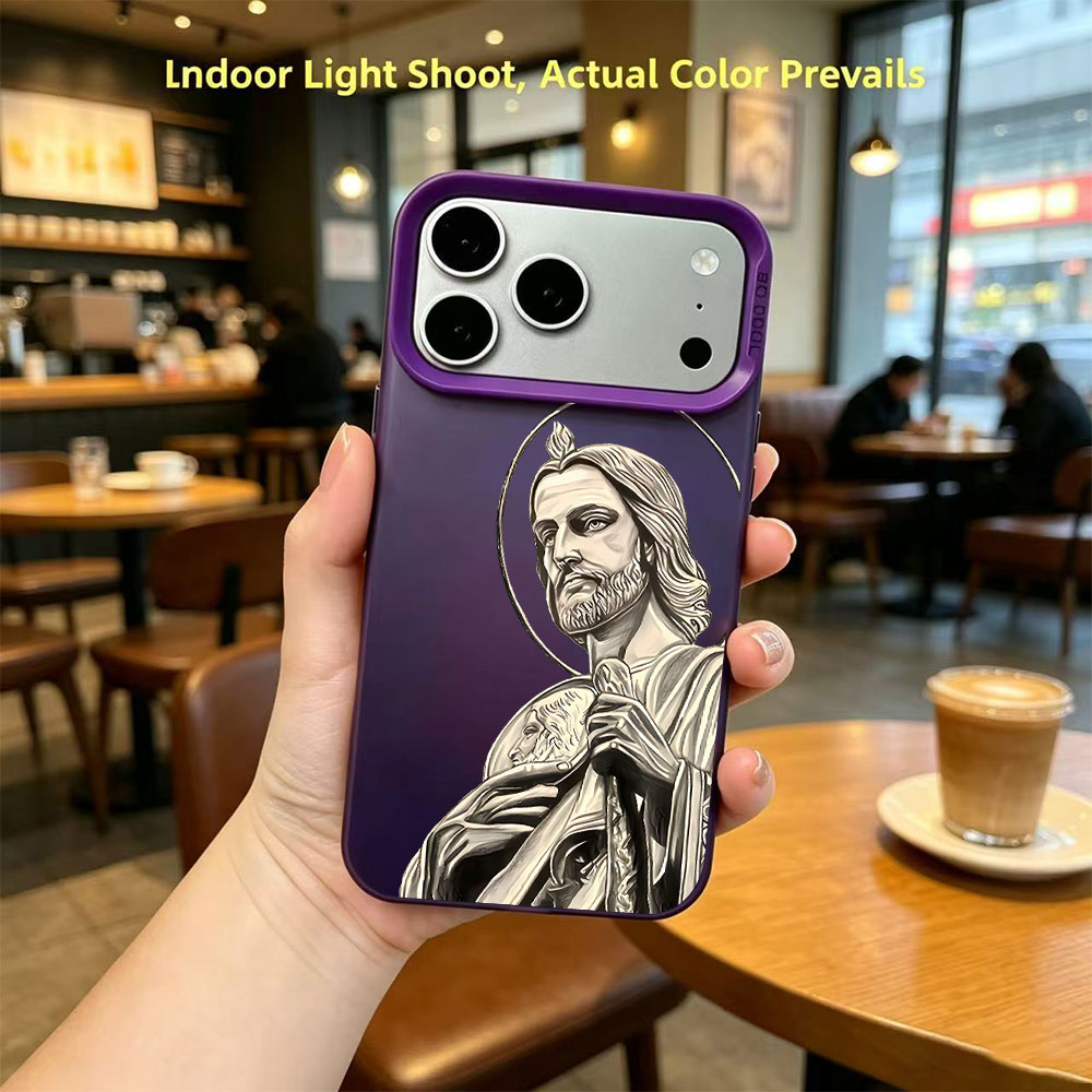 サン・ジュダス・タデオ柄デザインのiPhoneケース（iPh - Phone Cases Like Loopy のレビューと価格