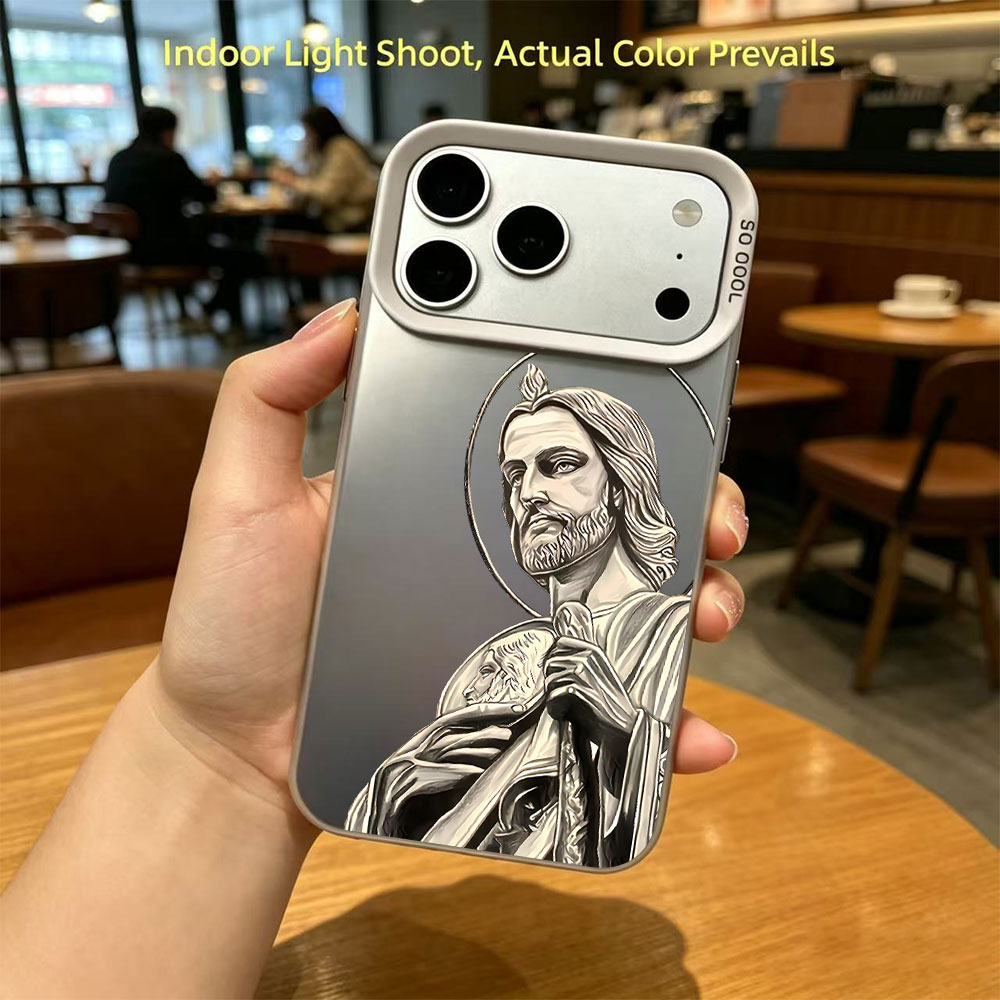 サン・ジュダス・タデオ柄デザインのiPhoneケース（iPh - Phone Cases Like Loopy のレビューと価格