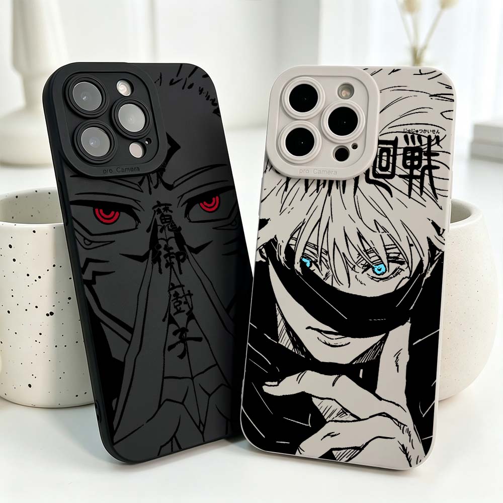 アニメ「呪術廻戦」クールカバーシリコンケース iPhone  - Phone Cases Iphone 14 のレビューと価格