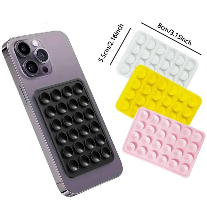 多機能吸盤壁掛けスタンド シリコン吸盤式スマホホルダーマット - Phone Cases Case のレビューと価格
