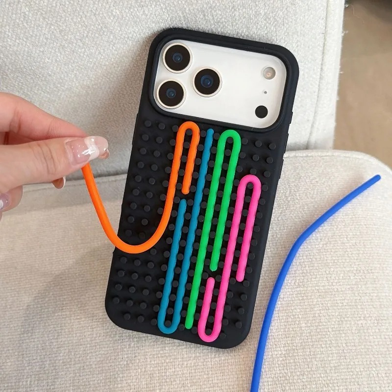 円筒形ラビリンス減圧パズルフォンケース Apple iPho - Phone Cases Diy のレビューと価格