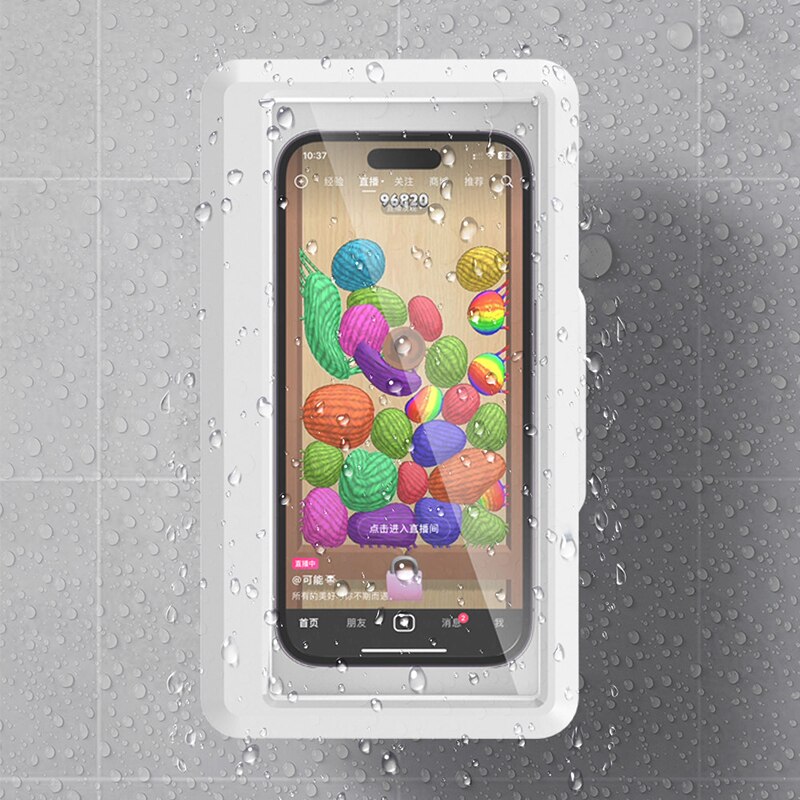 浴室用防水スマホホルダー、壁掛け式スマホケーススタンドボック - Phone Cases Case のレビューと価格