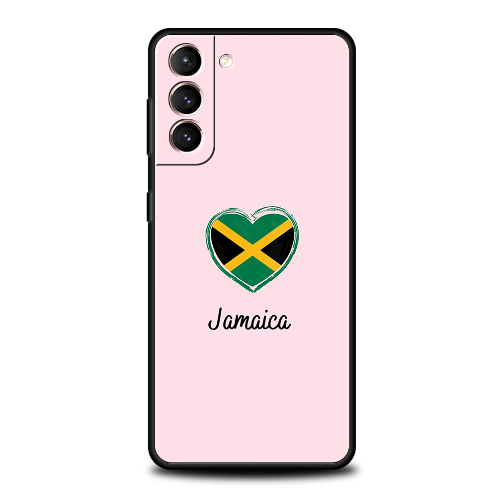 ジャマイカ国旗柄スマホケース Samsung Galaxy  - Phone Cases Jamaica のレビューと価格