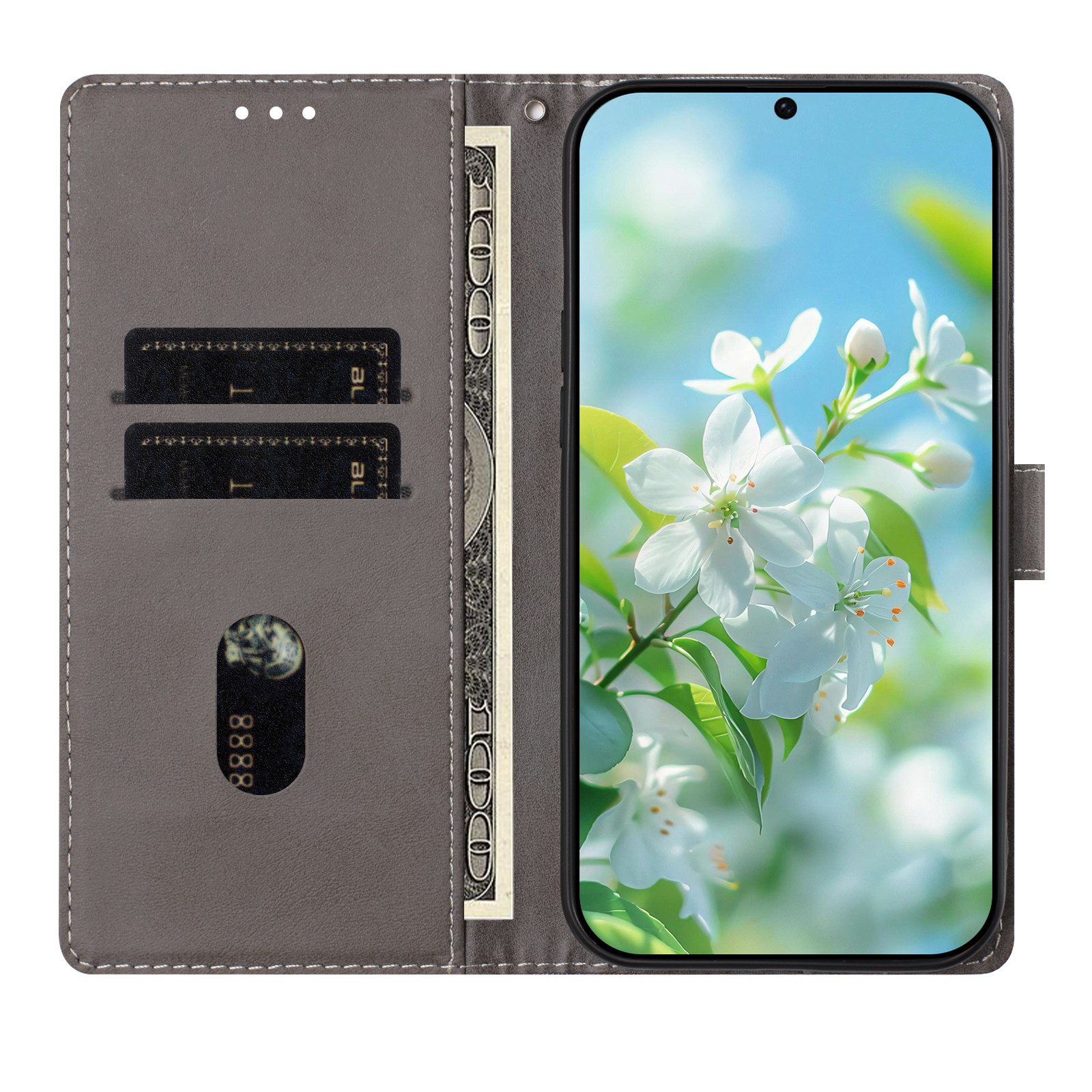 Redmi Note 15用のかわいい猫柄レザー携帯ケース、 - Phone Cases With Wallet On Back のレビューと価格