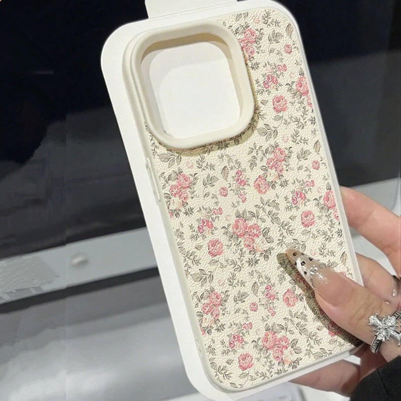 愛らしい女の子の花柄ホワイトクラシックソフトフォンケース i - Phone Cases For Girls のレビューと価格